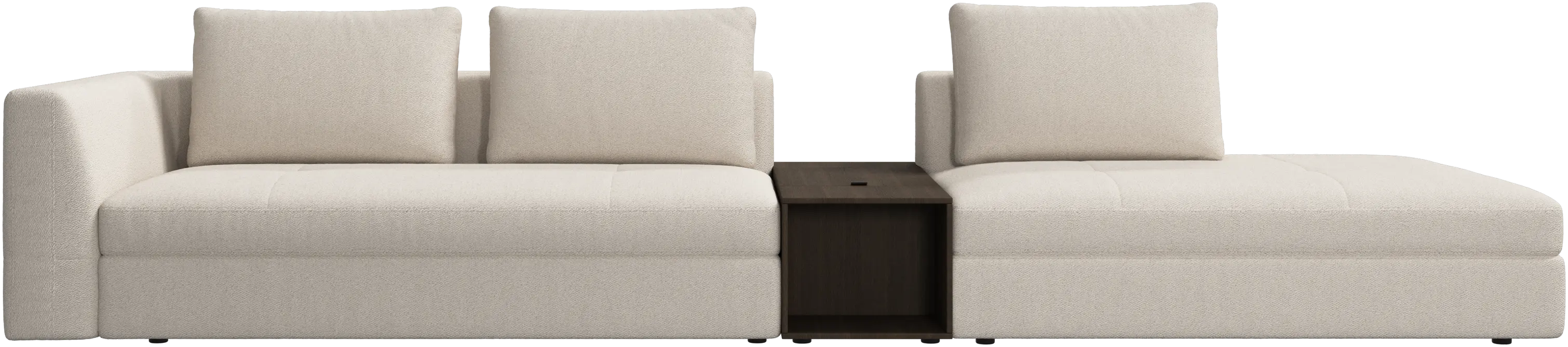 Bergamo 3-seater lounge sofa with storage
